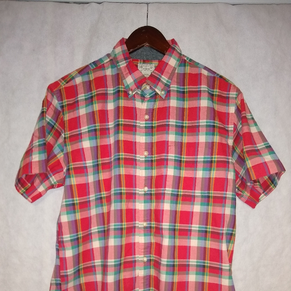 J. Crew Plaid Shirt Size L